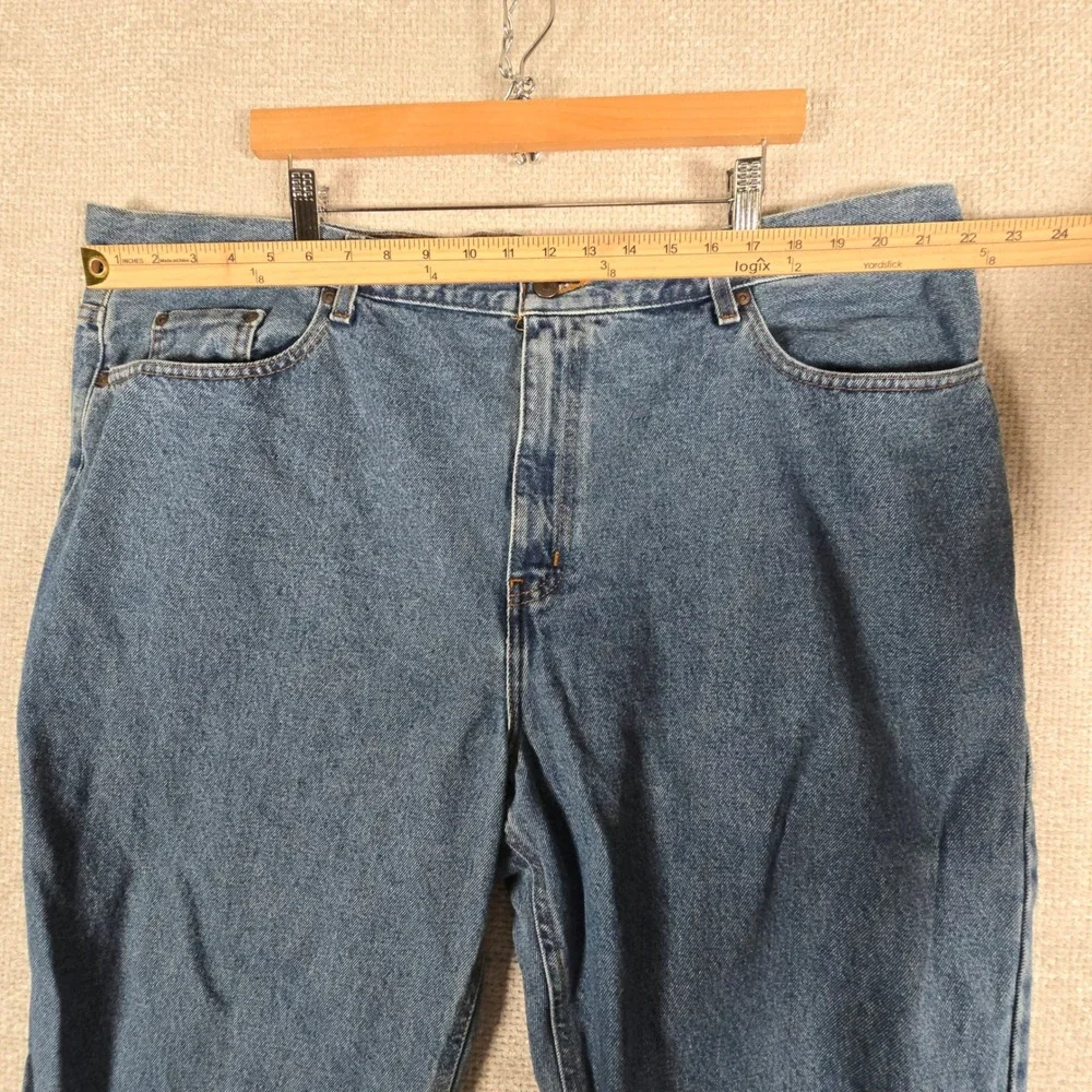 Faded Glory Mens Regular Fit Straight Leg Blue Denim Jeans 44x32 106415
